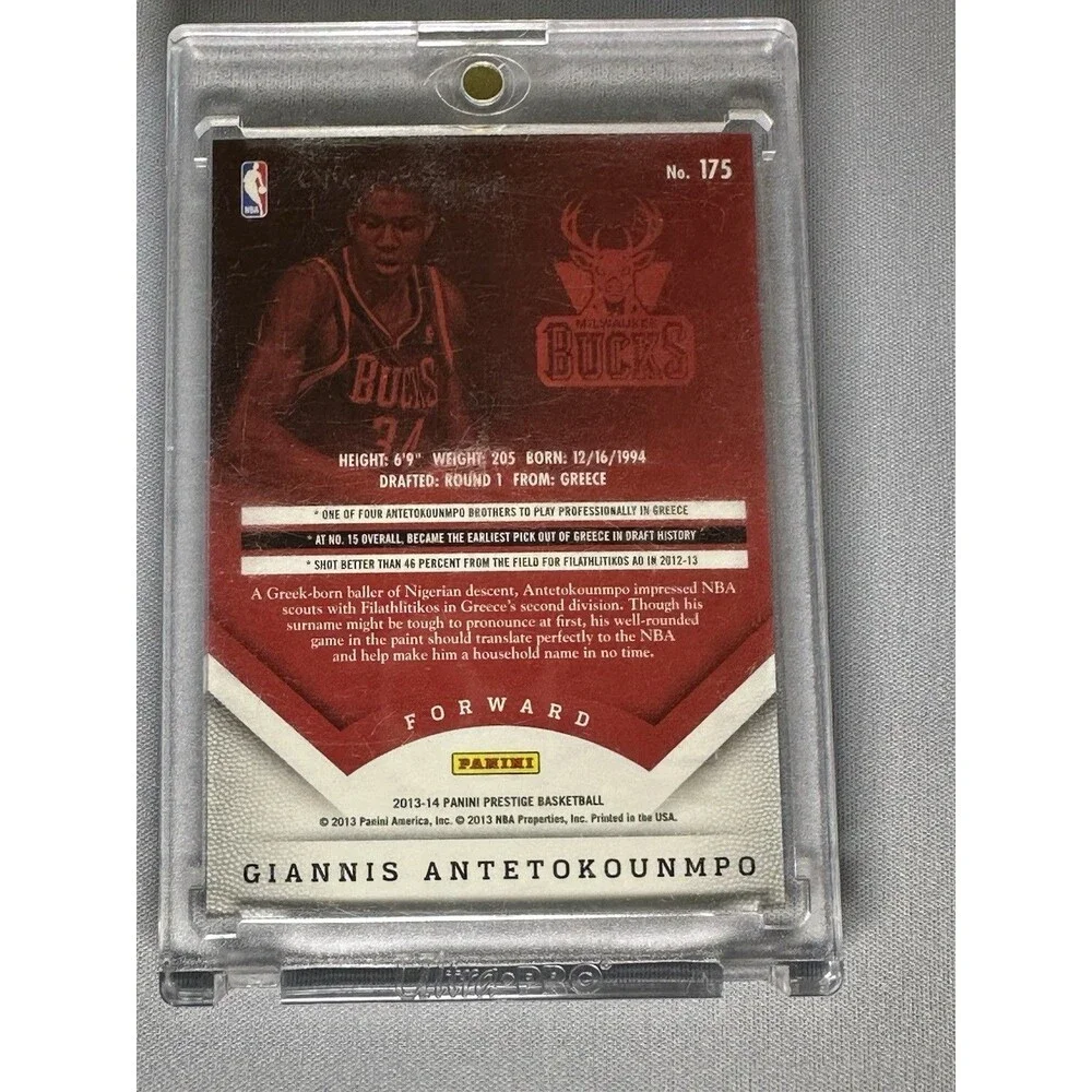 2013-14 Panini Prestige - Giannis Antetokounmpo #175 (RC)